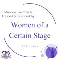 certificate for Women of a Certain Stage menopause course